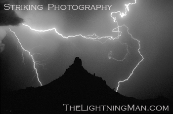 BWFI strikes twice ban300 Two Sunflower Lightning Thunderstorm Photography Print