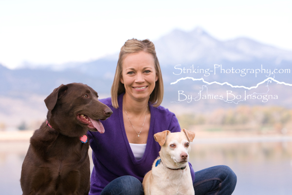 Family pet Portraits on location Longmont Colorado